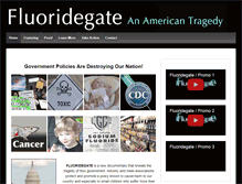 Tablet Screenshot of fluoridegate.org